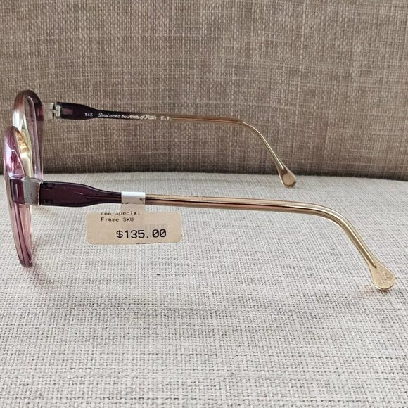 Henri De Paris Eyeglasses Frame Gray N802 Glasses Eye Wear made in France $135 - Picture 9 of 12